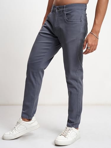 Highlander Men's Tapered Pants (HLTR004406_China Blue - Image 3