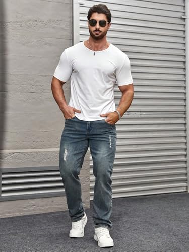 URBAN POCKETS Jeans for Men || Cargo Jeans (Comfort-Tarry-Blue-U07-30) - Image 8