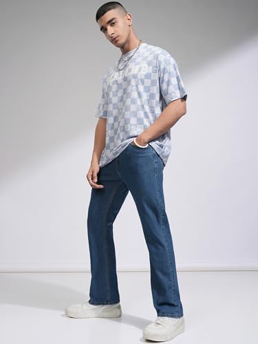 Highlander Men's Regular Fit Jeans (PHJN000281_Light Blue_L) - Image 6