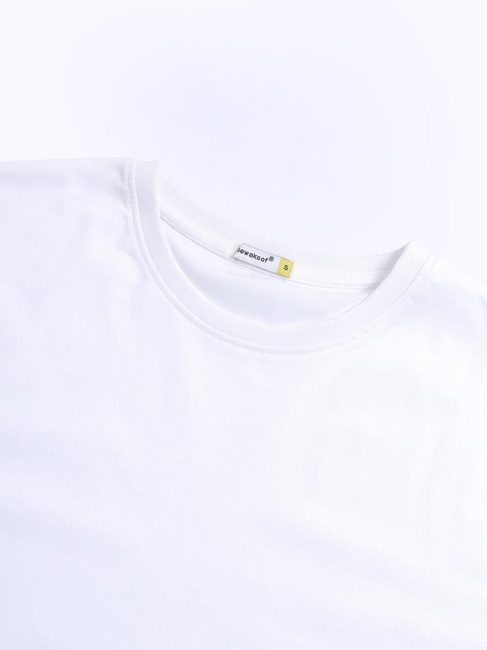 Bewakoof Men's Graphic Print Regular Fit Half Sleeve Round Neck Cotton T-Shirt White - Image 3