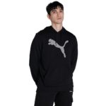 Puma Men's Cotton Regular Hooded Neck Sweatshirt (67029201_Black_X-Large)