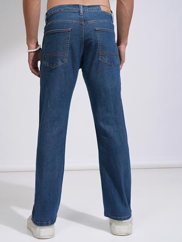 Highlander Men's Regular Fit Jeans (PHJN000281_Light Blue_L) - Image 5