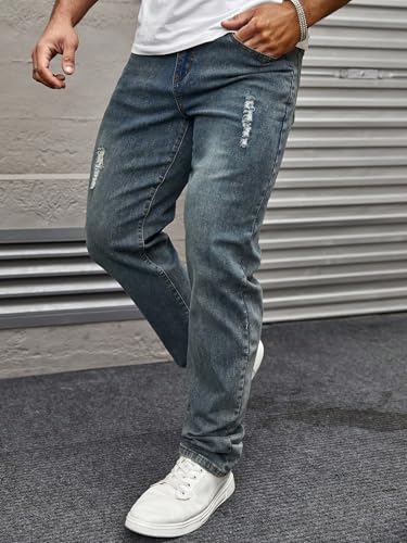 URBAN POCKETS Jeans for Men || Cargo Jeans (Comfort-Tarry-Blue-U07-30) - Image 7