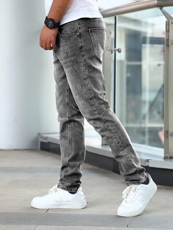 JVX Jeans for Men || Men Jeans || Men Jeans Pants || Denim Jeans (JEANS-07) (in, Numeric, 34, Black) - Image 3