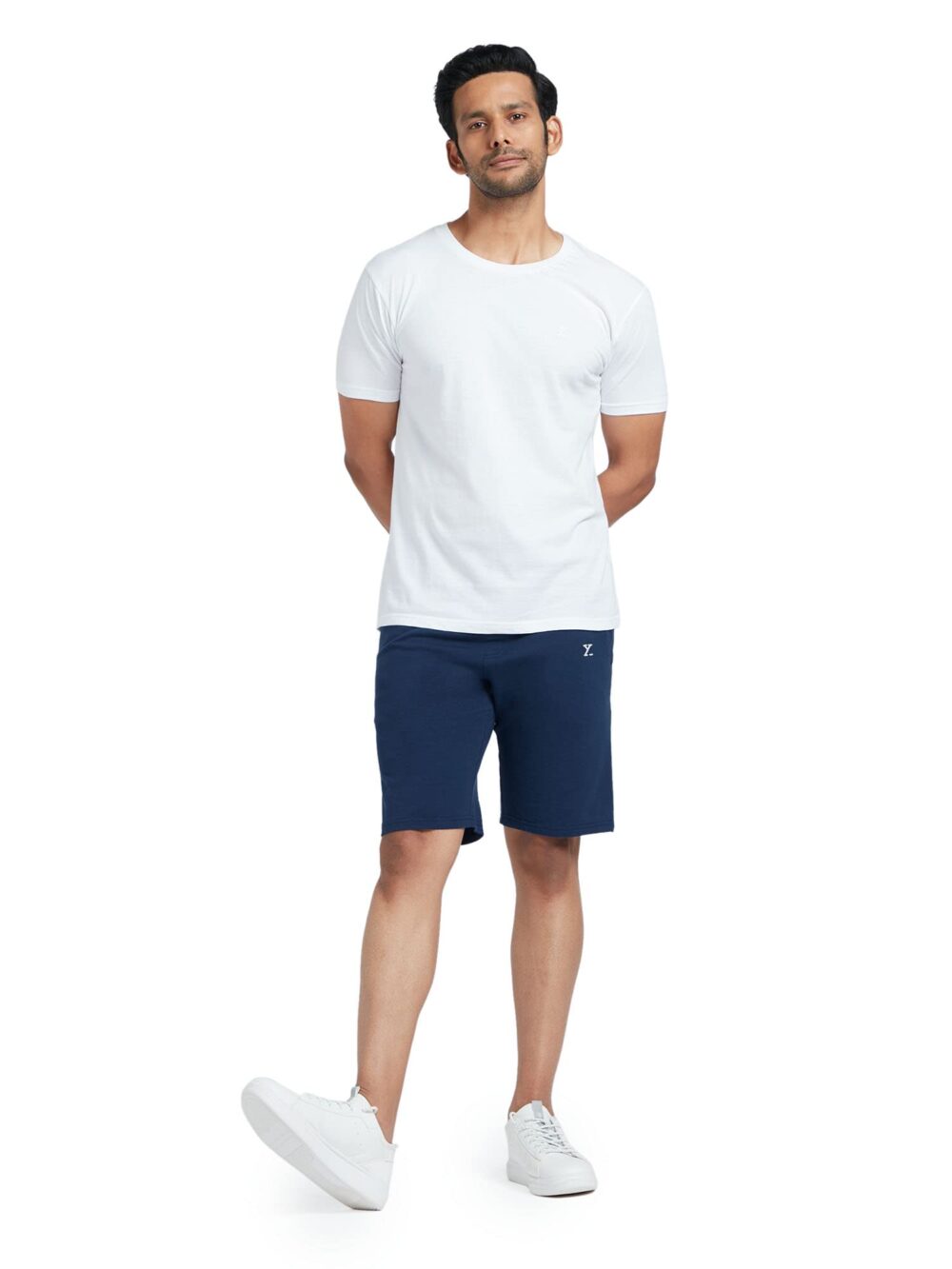 XYXX Men Cotton Rich Shorts, Regular Fit, Solid, Pack of 1, XYSHT03XL, Estate Blue, XL - Image 6
