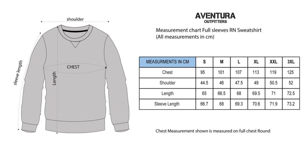Aventura Outfitters Round Neck Sweatshirt for Men (AO1373-3XL_Dark Olive) - Image 5
