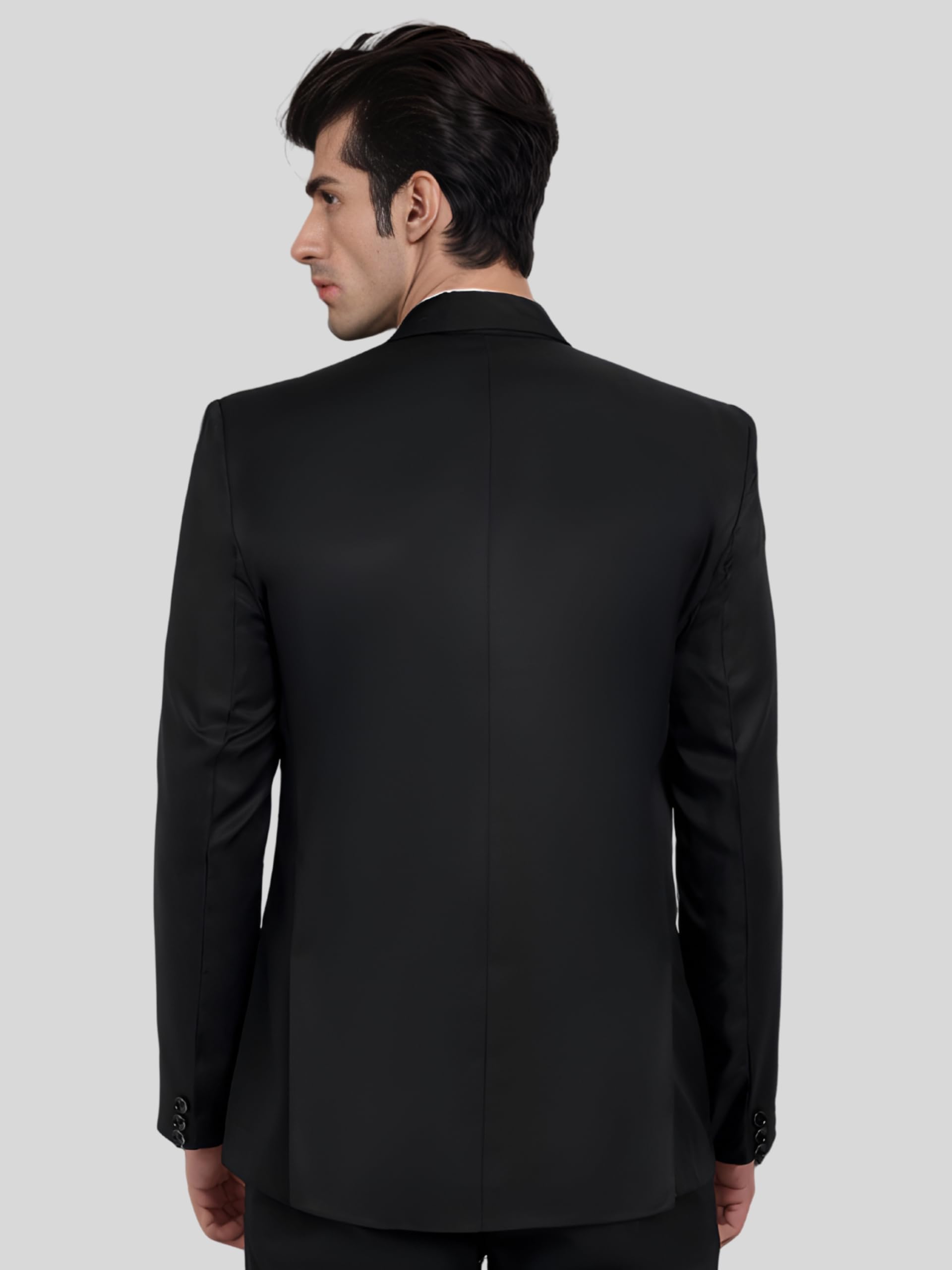 YSYB Dezines Men Blazer Versatile Blazer for Men Ideal for All Purpose be it Formal, Causal, Festival, Party and Wedding. Color Black, Size 40. - Image 7