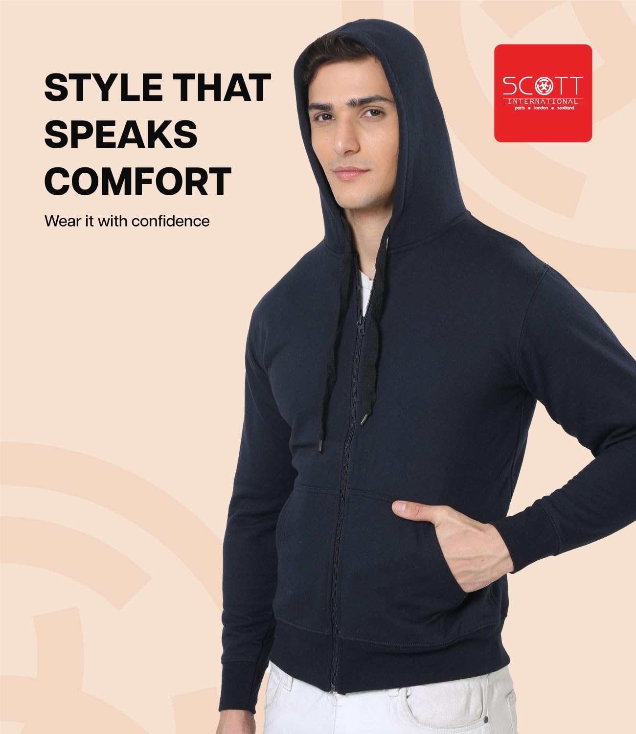 Scott International Hoodies for Men Winter jackets for men Sports Jacket Gym Jackets for men Cotton Sweatshirt with Zip Bike jackets for men Stylish Hoodie - Image 5