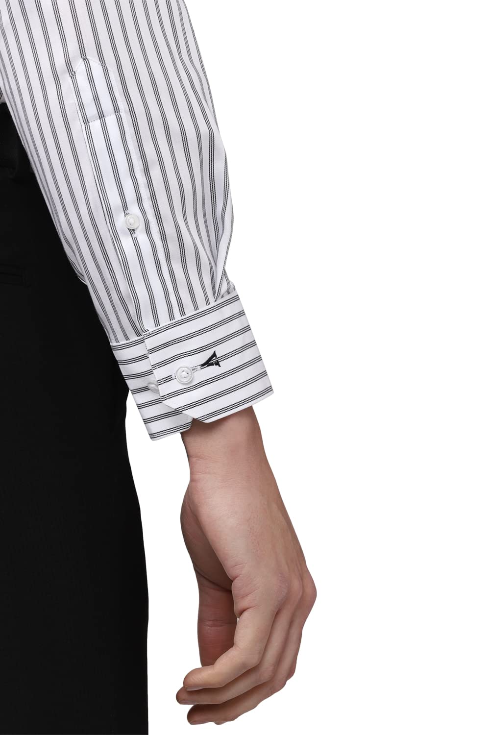 Van Heusen Men's Cotton Slim Fit Shirt (Vhsfrslbh85213_White 42) - Image 3