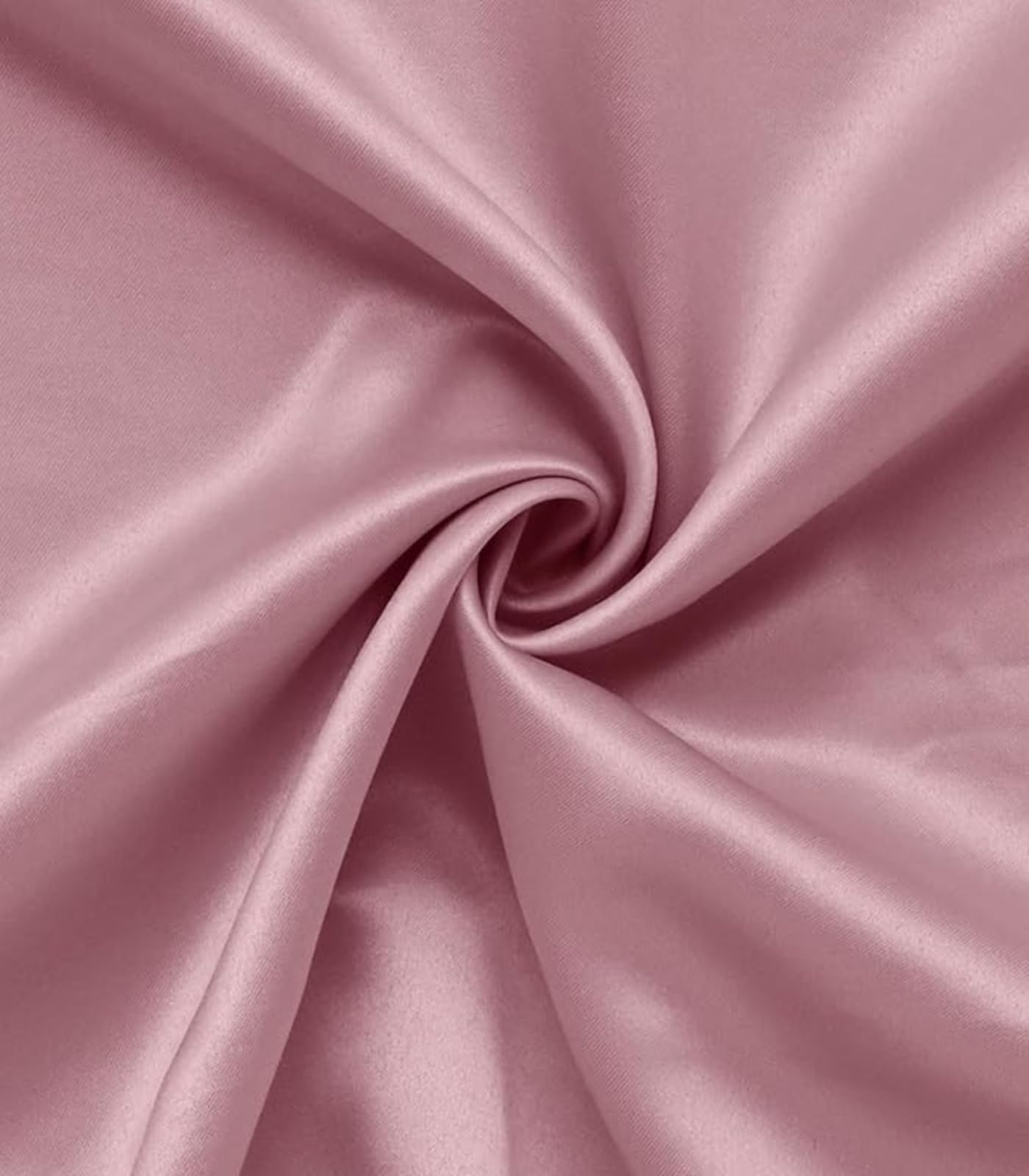 DEELMO Men's Stylish Solid Satin Casual Shirt for Men Full Sleeves| Poly Satin Silk Shirt Light Pink - Image 2