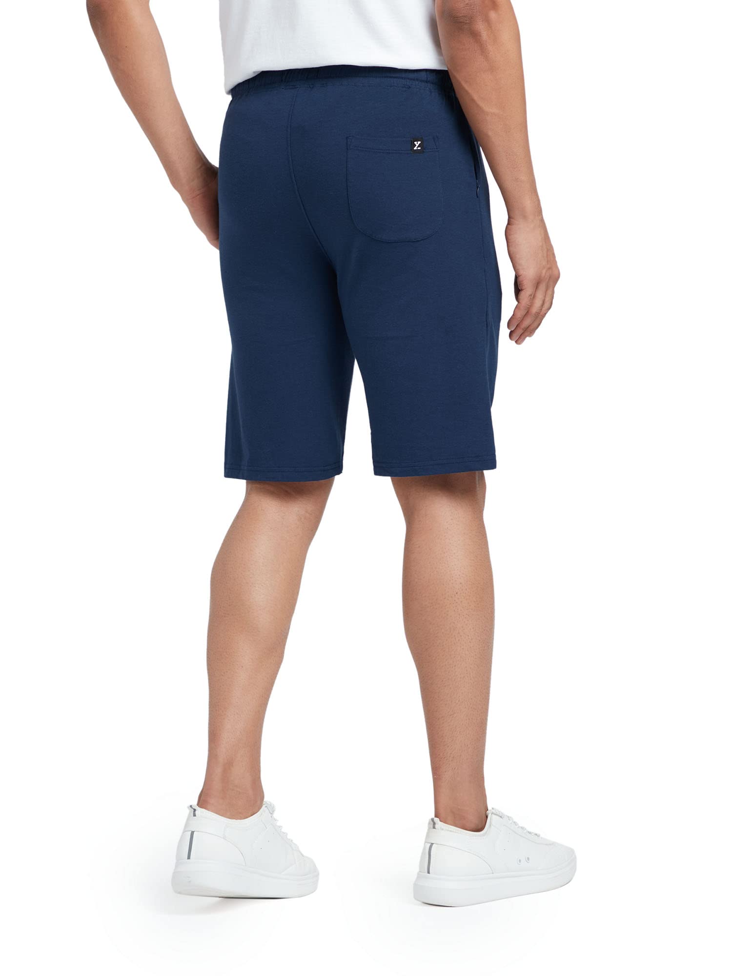 XYXX Men Cotton Rich Shorts, Regular Fit, Solid, Pack of 1, XYSHT03XL, Estate Blue, XL - Image 7