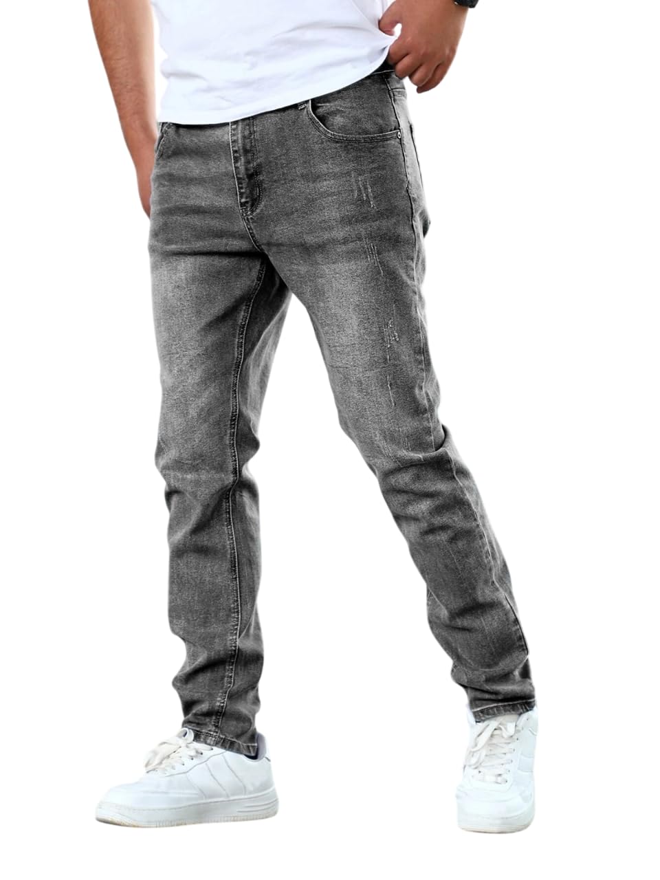 JVX Jeans for Men || Men Jeans || Men Jeans Pants || Denim Jeans (JEANS-07) (in, Numeric, 34, Black)
