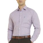 Allen Solly Men's Slim Fit Shirt (ASSFQSPPR98372_Pink