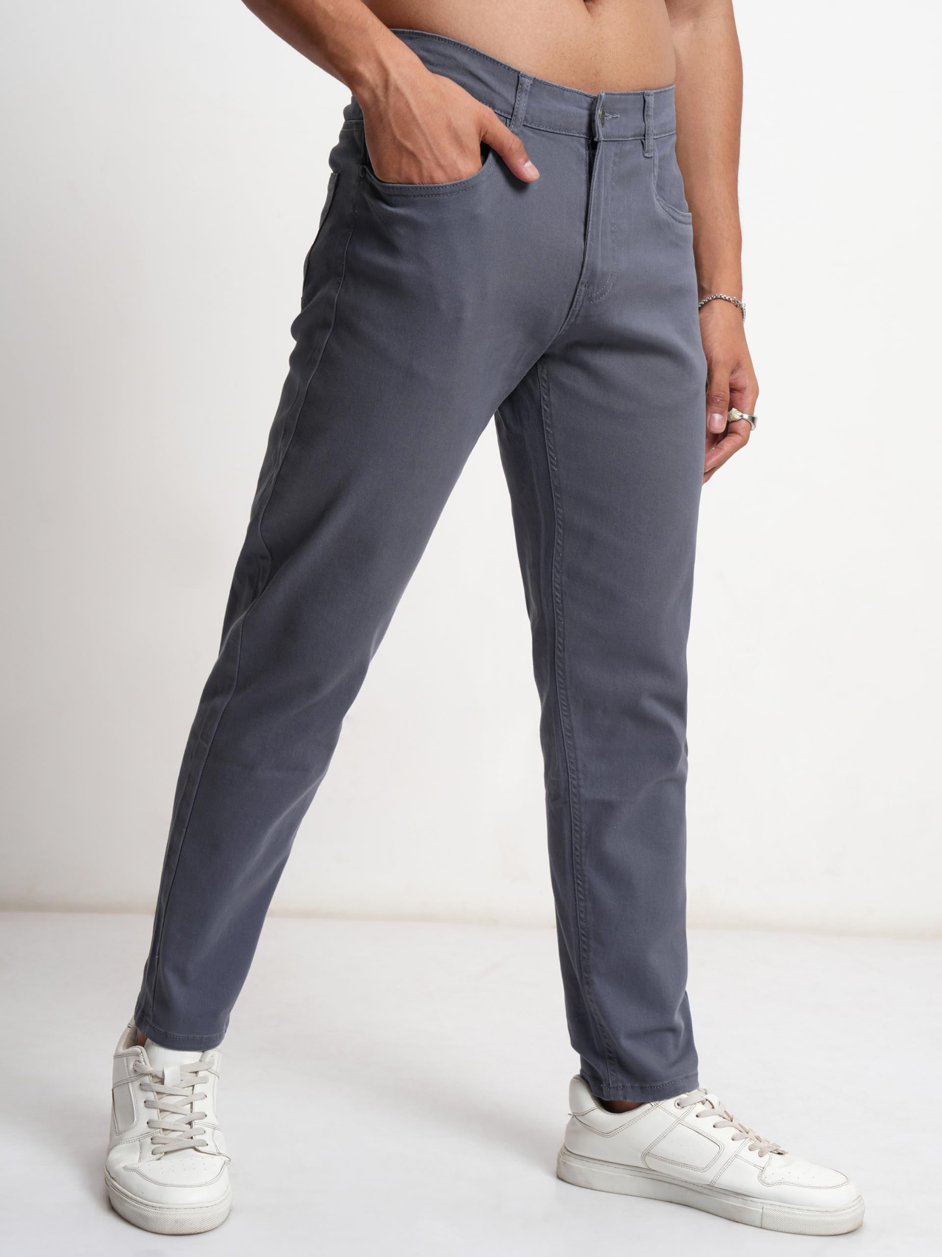 Highlander Men's Tapered Pants (HLTR004406_China Blue - Image 6