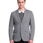 Arrow Men's Classic Casual Blazer (ARADOBZ0014_Grey