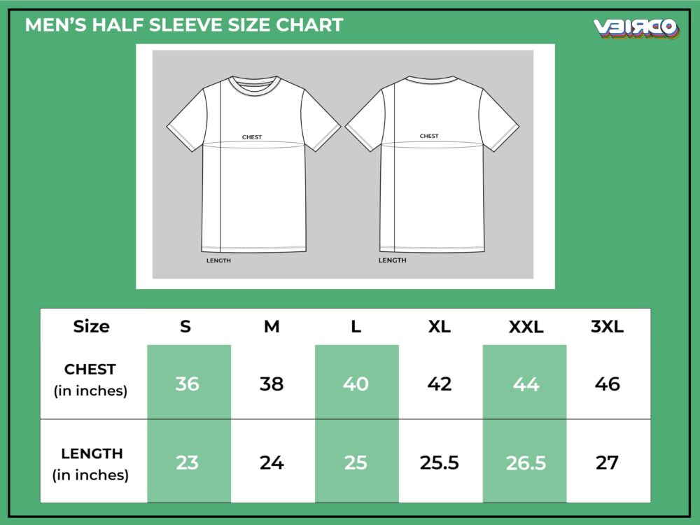 Veirdo® Regular Fit Half Sleeves Round Neck Typographic Printed Pure Cotton T-Shirt for Men (TSH_V_99_USA_WT_M) - Image 4