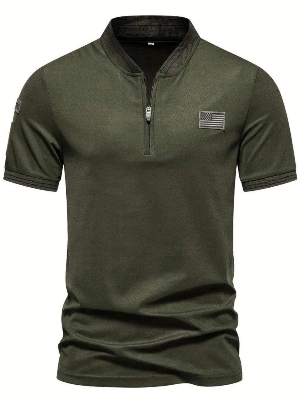 Lymio Men T-Shirt || T-Shirt for Men || Polo T Shirt || T-Shirt (POLO-52-Olivegreen-L) - Image 3