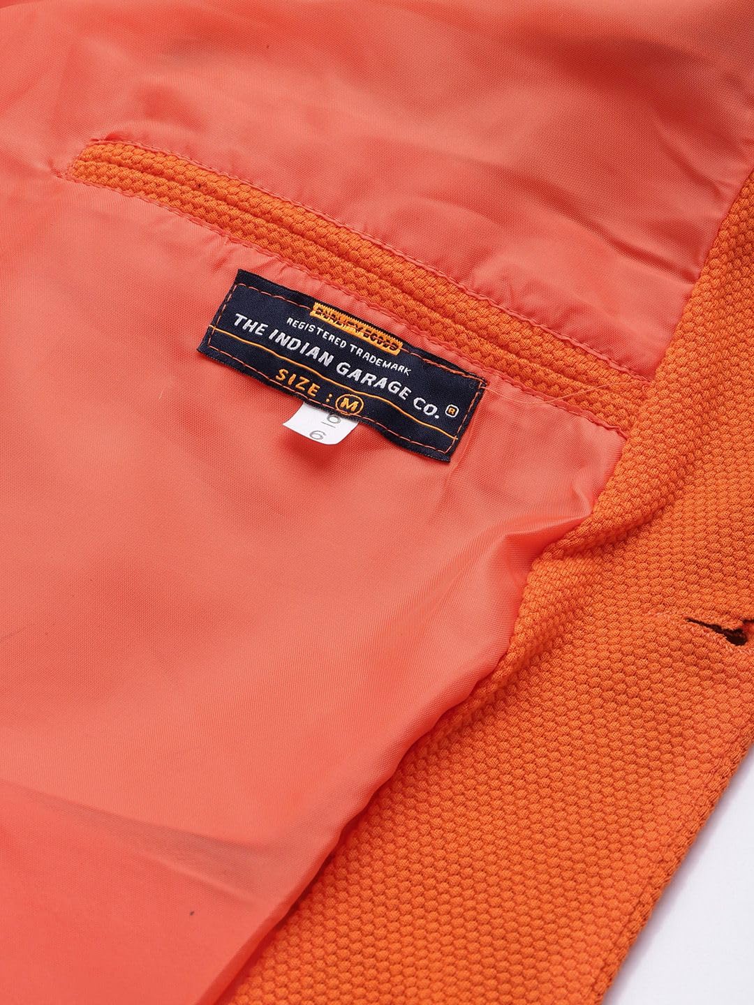 The Indian Garage Co Men's Casual Blazers Slim Fit (0222-BLZ29-07_Orange_M) - Image 2