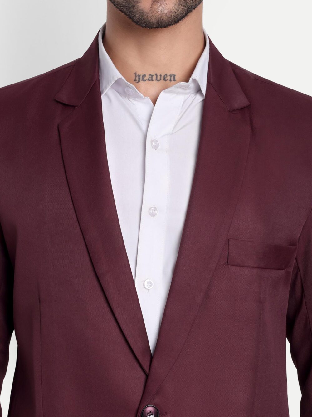 YSYB Dezines Men's Blazer: Versatile Blazer for Men Ideal for All Purpose Causal, Formal, Festival, Party and Wedding. (in, Numeric, 40, Regular, Maroon) - Image 3