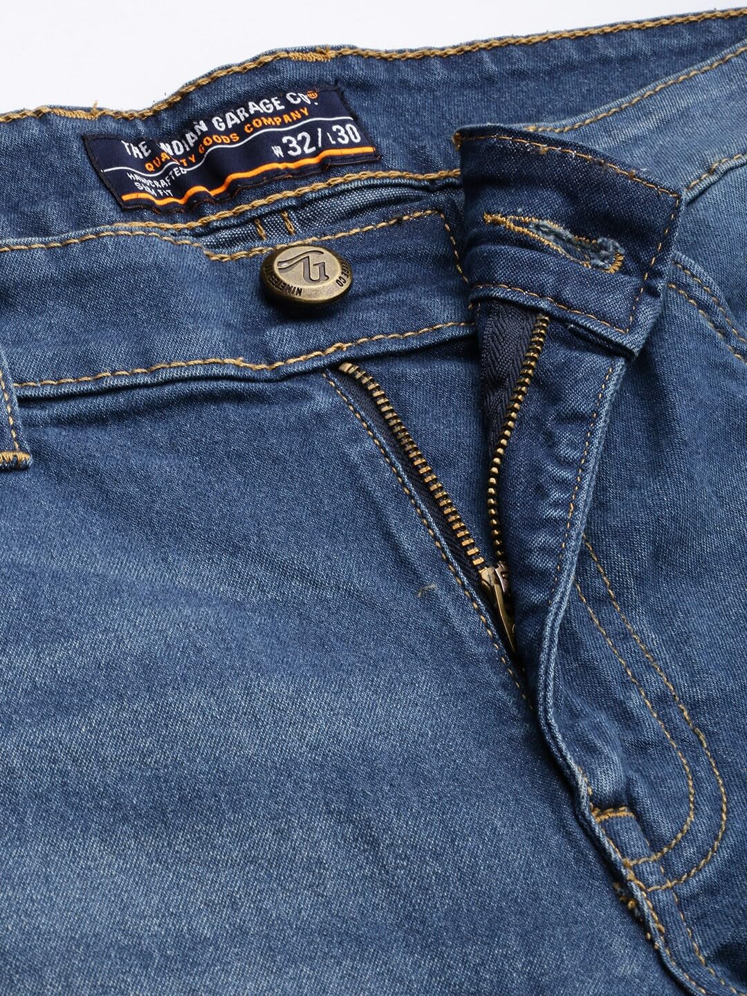 The Indian Garage Co Men's Slim Jeans (1020-DNM02-23_Blue 36) - Image 5