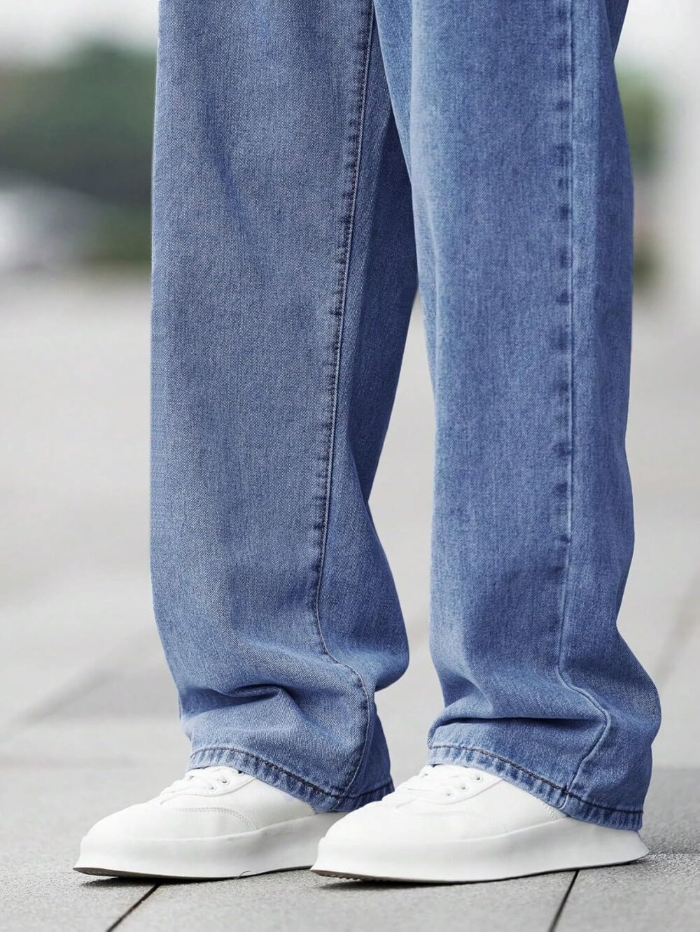 KOTTY Men's Vintage Wash with a Modern Twist Faded Jeans(Blue,34) - Image 4