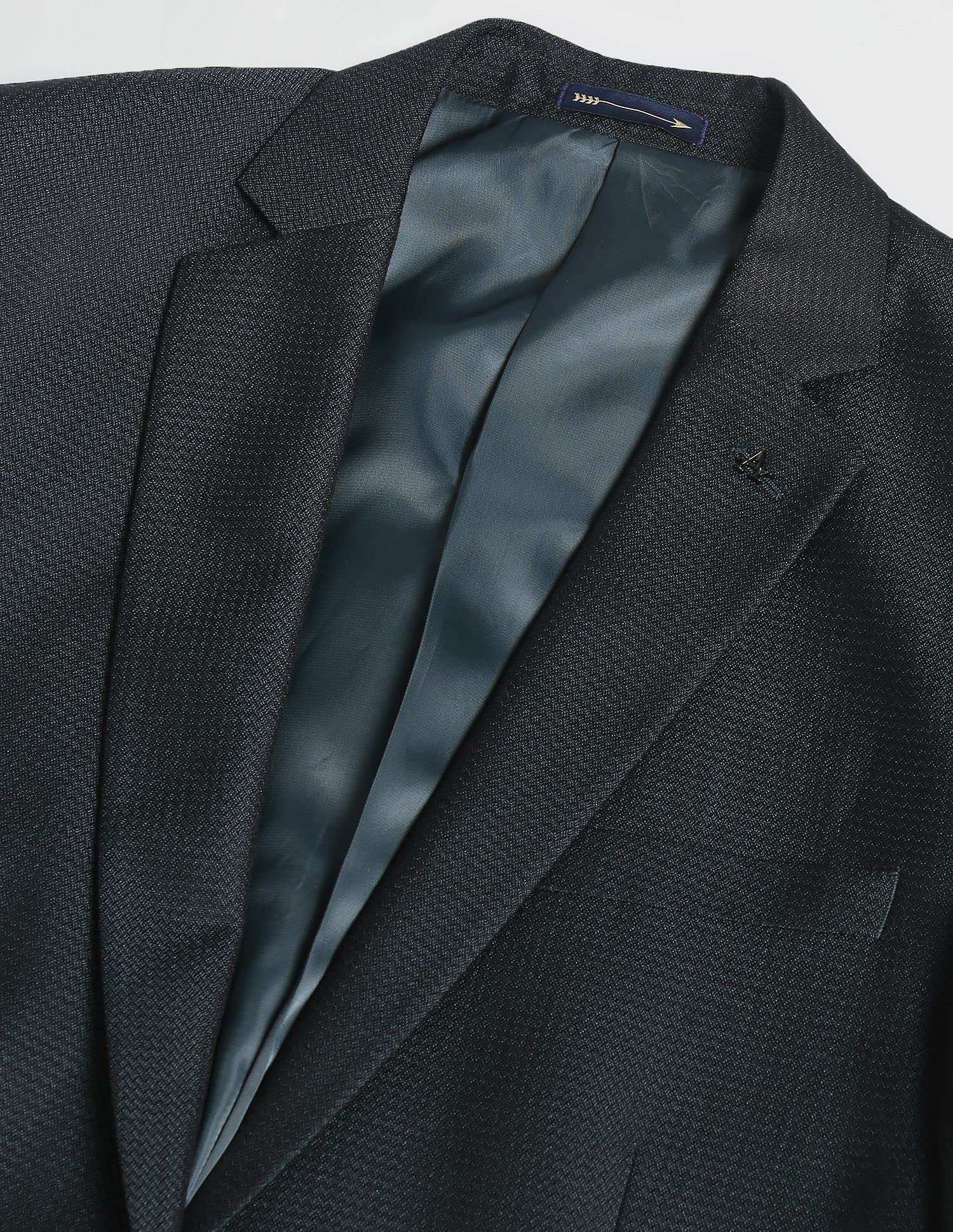 Arrow Men's Cotton Single Breasted Suits (ARAFSU5570_Green - Image 7
