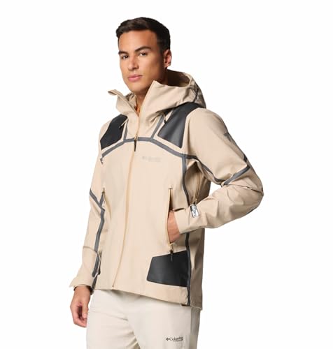 Columbia Men Brown Outdry Extreme Waterproof Whistler Peak Shell Rain Jacket, M - Image 9