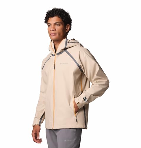 Columbia Men Brown Outdry Extreme Waterproof Reign No Shine Rain Jacket, M - Image 9