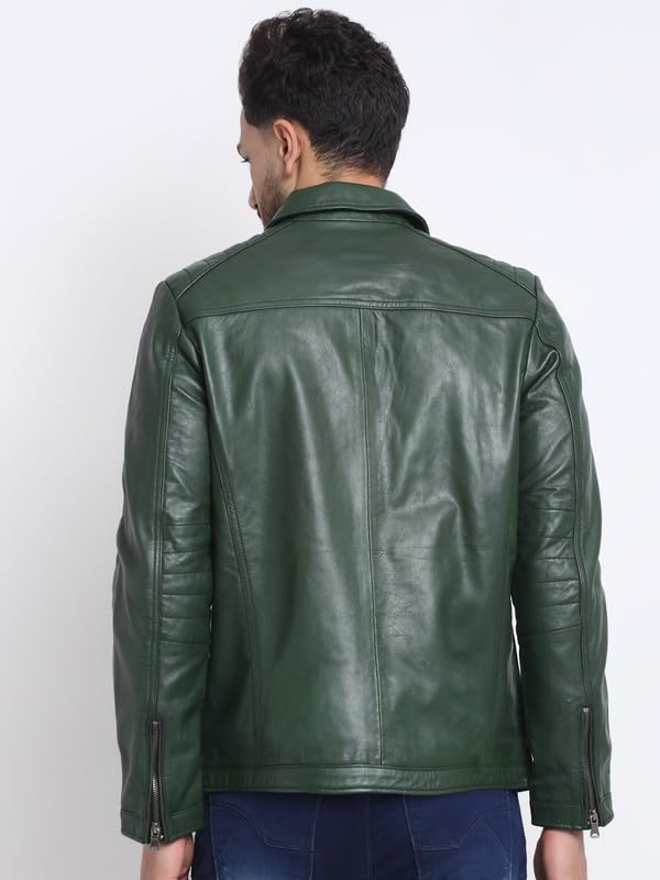 TEAKWOOD LEATHERS Genuine Leather Jacket for Men – Stylish, Durable Classic Biker & Casual Wear | Soft, Comfortable Fit Timeless Design Gift-Ready Biker Winter Jackets - Image 5