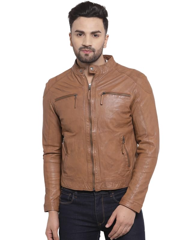 TEAKWOOD LEATHERS Men's Genuine Leather Jacket Stylish Biker Leather Jackets | Casual Office & Biker's Choice (2XL) - Image 5
