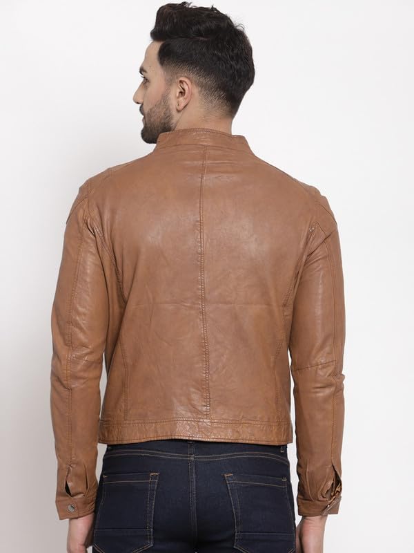 TEAKWOOD LEATHERS Men's Genuine Leather Jacket Stylish Biker Leather Jackets | Casual Office & Biker's Choice (2XL) - Image 3