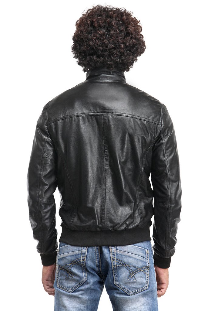 TEAKWOOD LEATHERS Genuine Leather Biket Jacket for Men, Hiking Casual Traveller Jacket for Men | 10006BLACKXL - Image 4