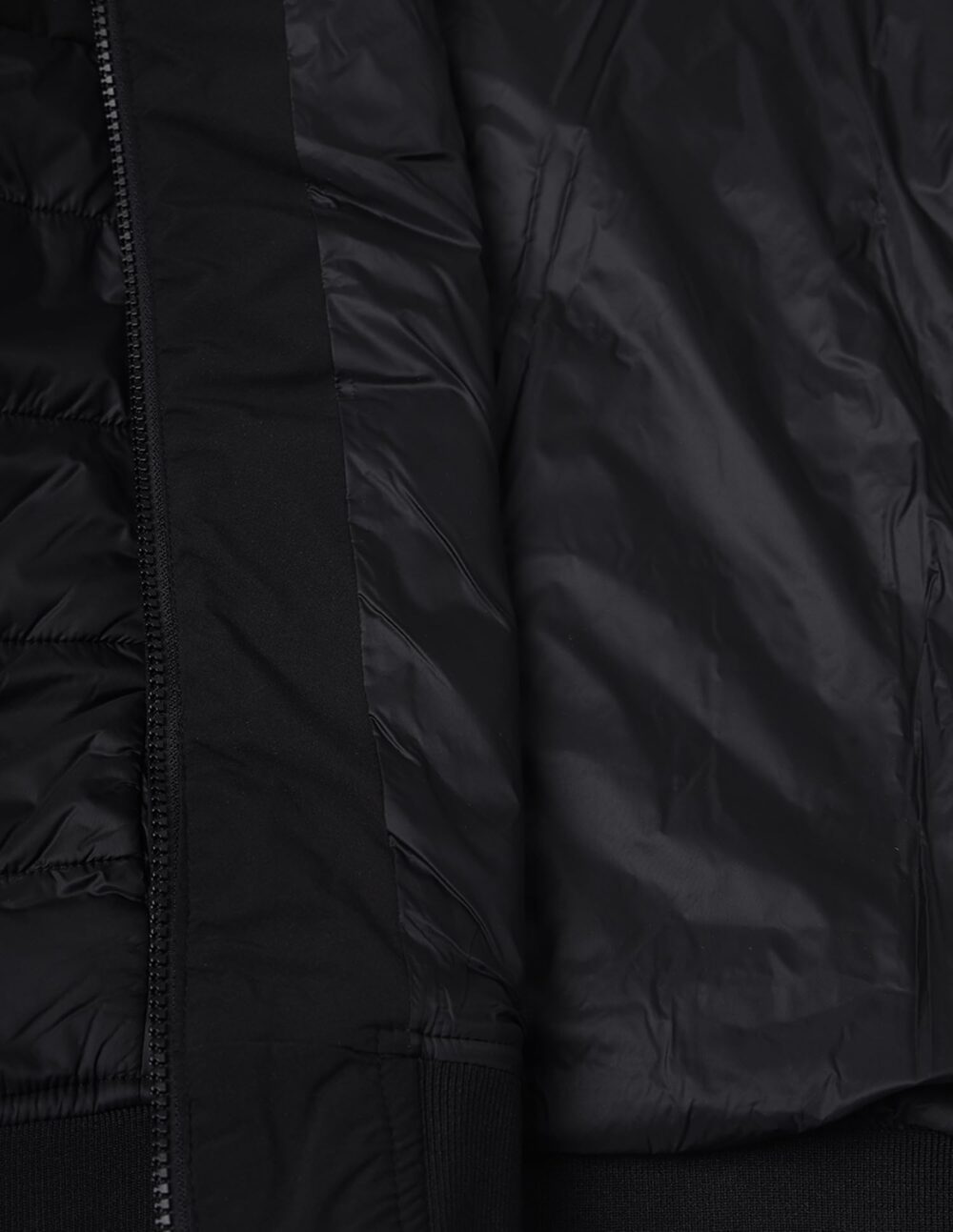 Tommy Hilfiger Black Nylon Quilted Hooded Full Sleeves Regular Fit Men Jacket (F23HMOT035) Size-L - Image 10