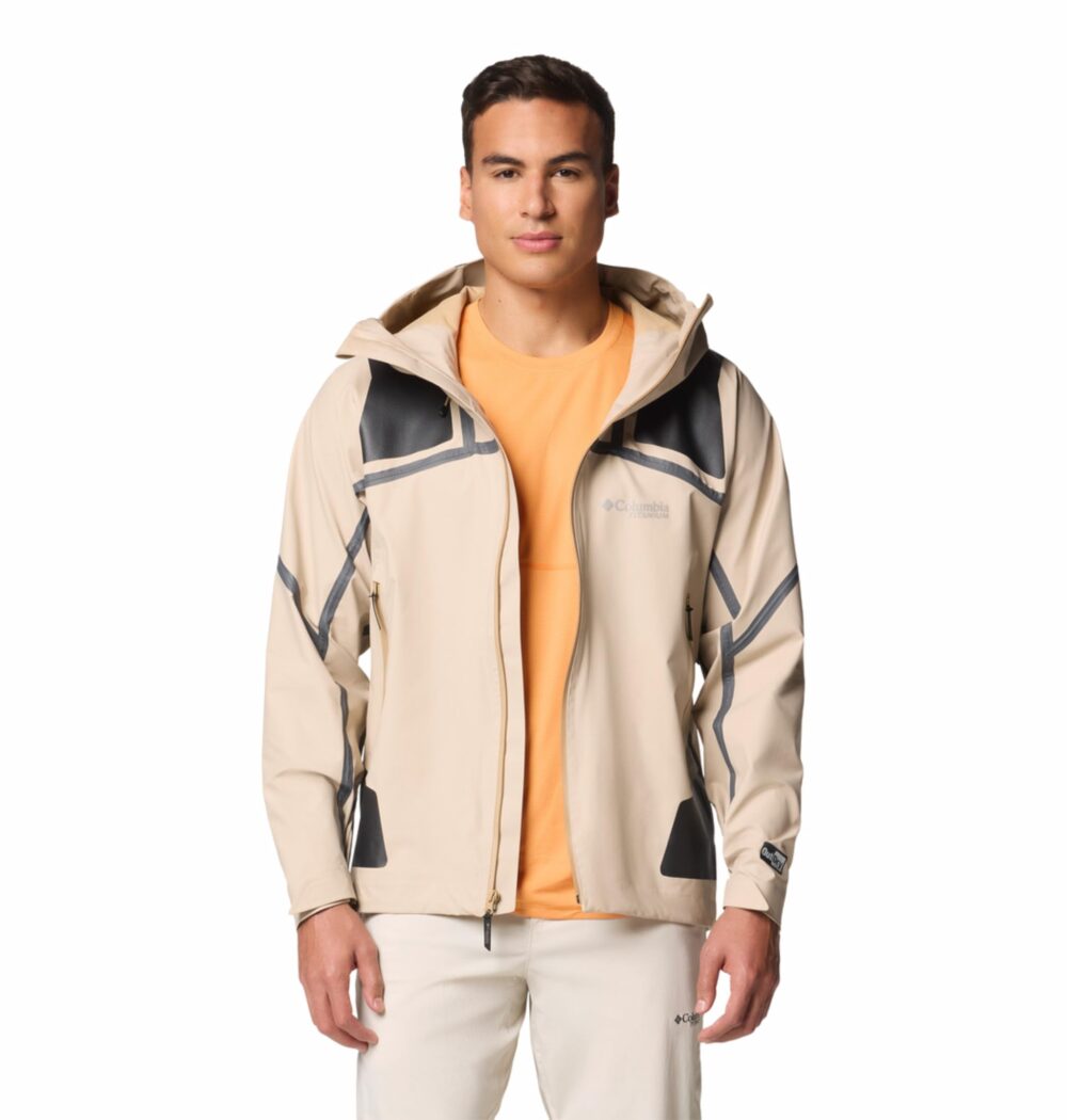 Columbia Men Brown Outdry Extreme Waterproof Whistler Peak Shell Rain Jacket, M - Image 3