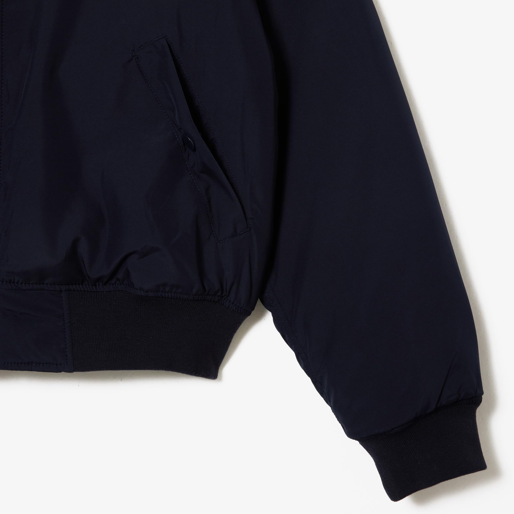 Lacoste Men's Wrap Coat (BH0550MI7_Navy Blue/Dark Green_M) - Image 6