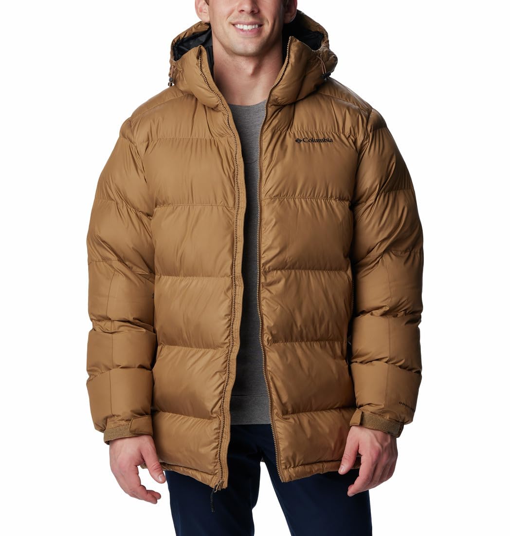 Columbia Mens Pike Lake Polyester Standard Length Parka Jacket, Delta Brown, Large - Image 5