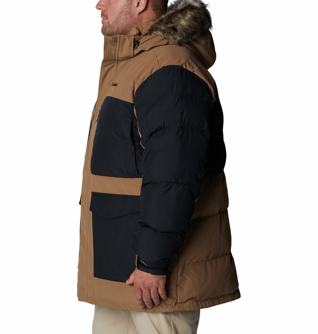 Columbia Mens Marquam Peak Fusion Parka Jacket, Delta, Black, S - Image 4