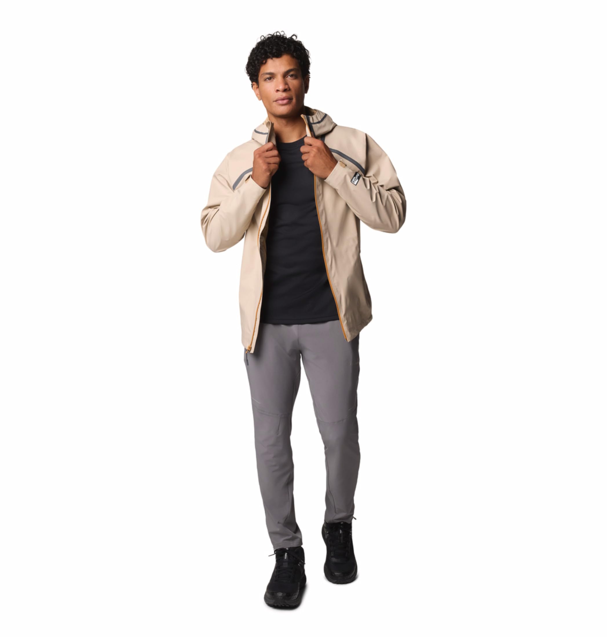Columbia Men Brown Outdry Extreme Waterproof Reign No Shine Rain Jacket, M - Image 8