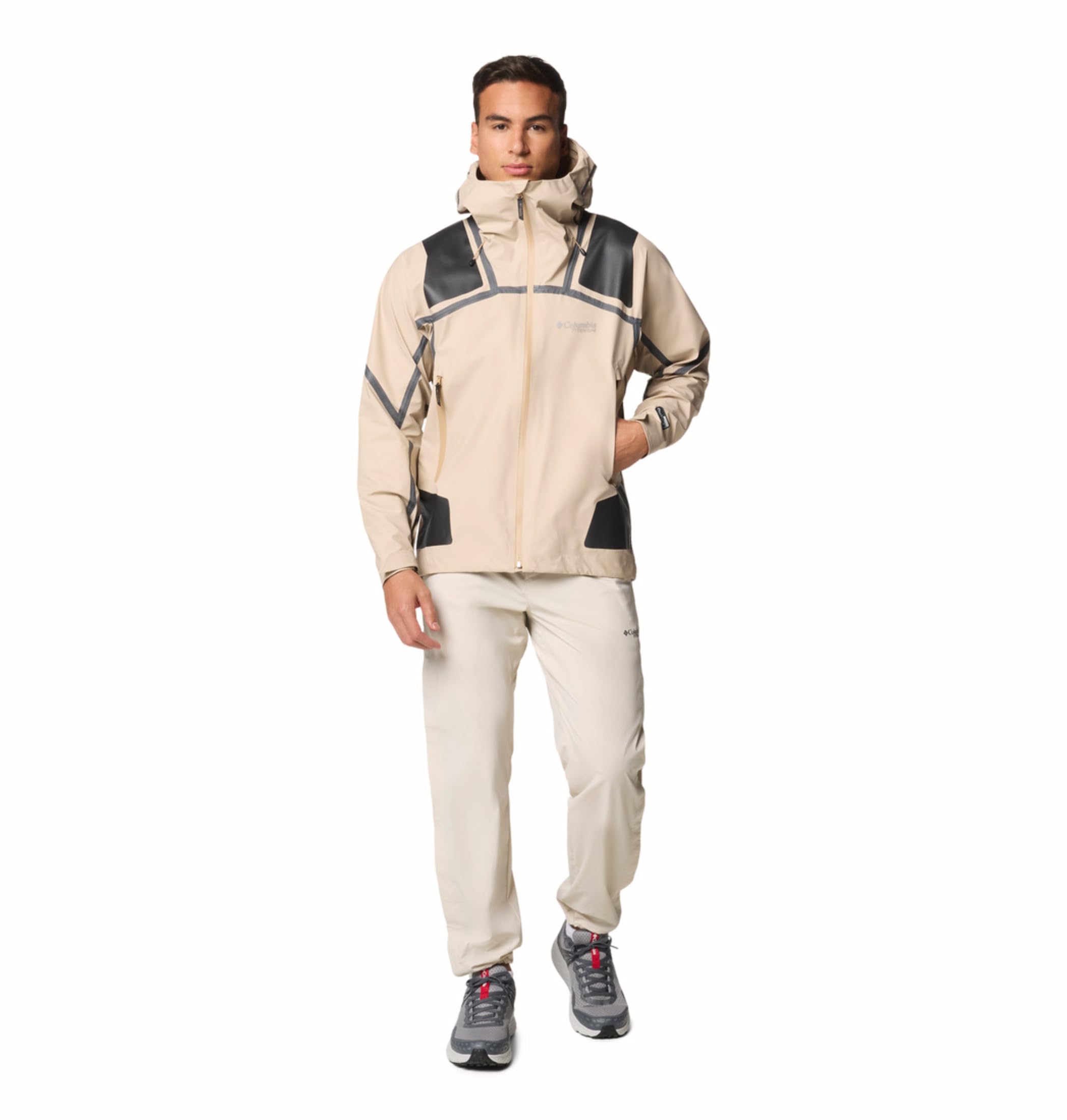 Columbia Men Brown Outdry Extreme Waterproof Whistler Peak Shell Rain Jacket, M - Image 8