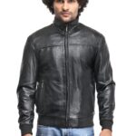 TEAKWOOD LEATHERS Genuine Leather Biket Jacket for Men, Hiking Casual Traveller Jacket for Men | 10006BLACKXL