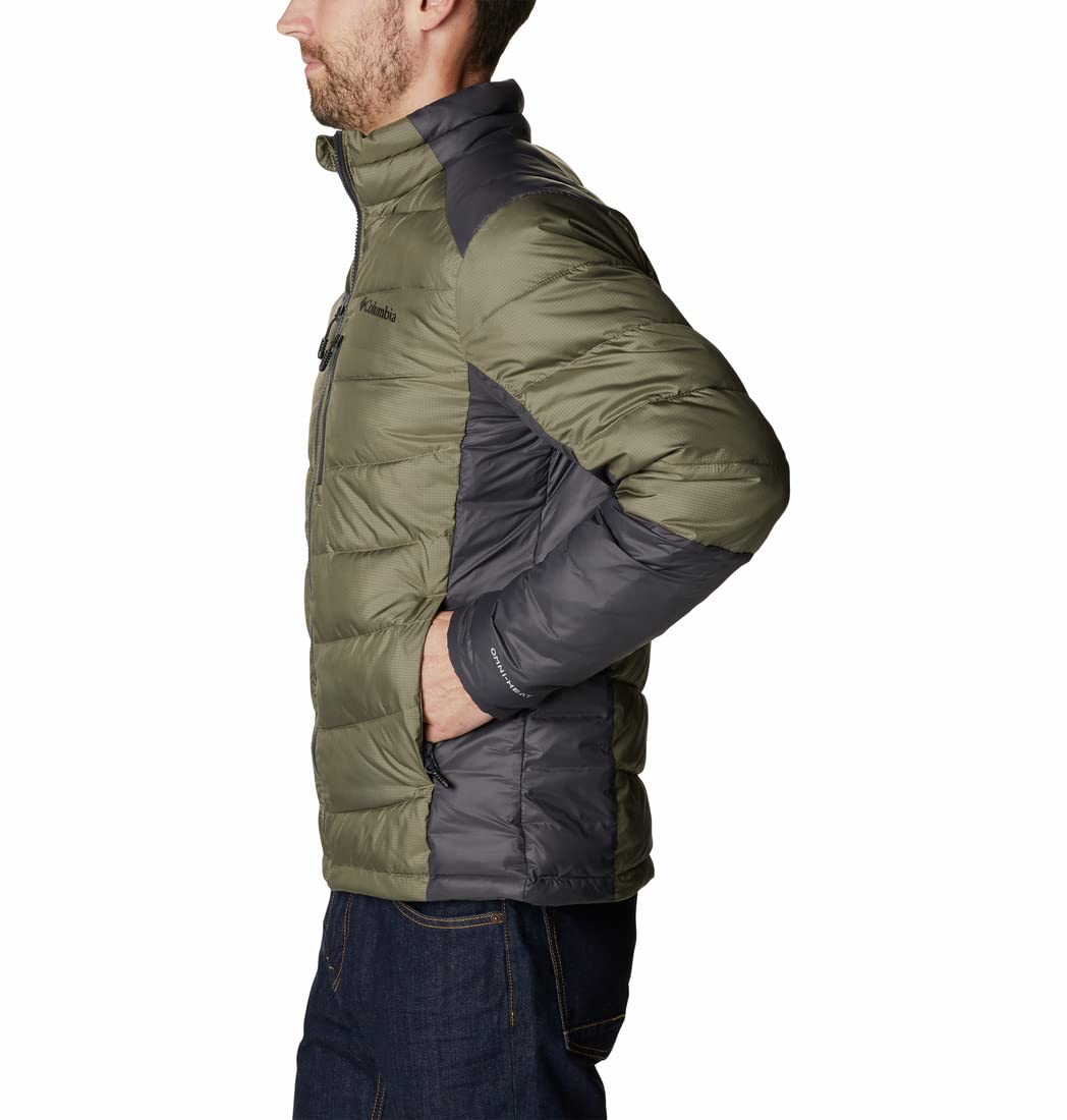 Columbia Mens Labyrinth Loop Jacket, Stone Green, Shark, L - Image 3