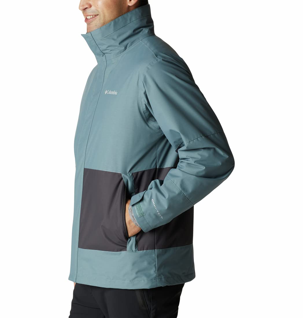 Columbia Mens Agate Alley Interchange Jacket, Metal, Shark, L - Image 2