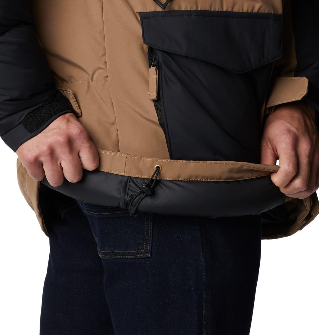 Columbia Mens Marquam Peak Fusion Parka Jacket, Delta, Black, S - Image 7