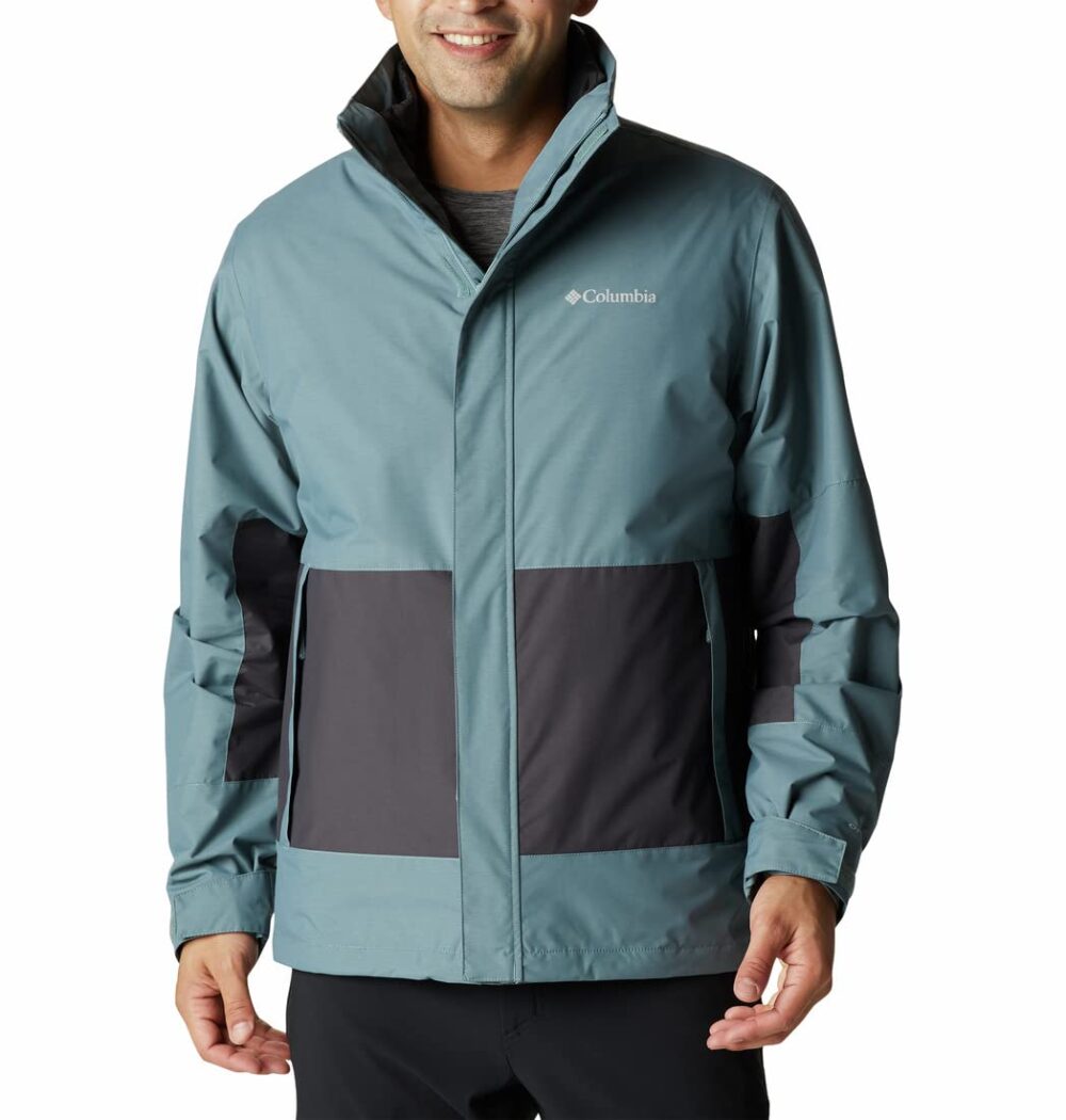 Columbia Mens Agate Alley Interchange Jacket, Metal, Shark, L