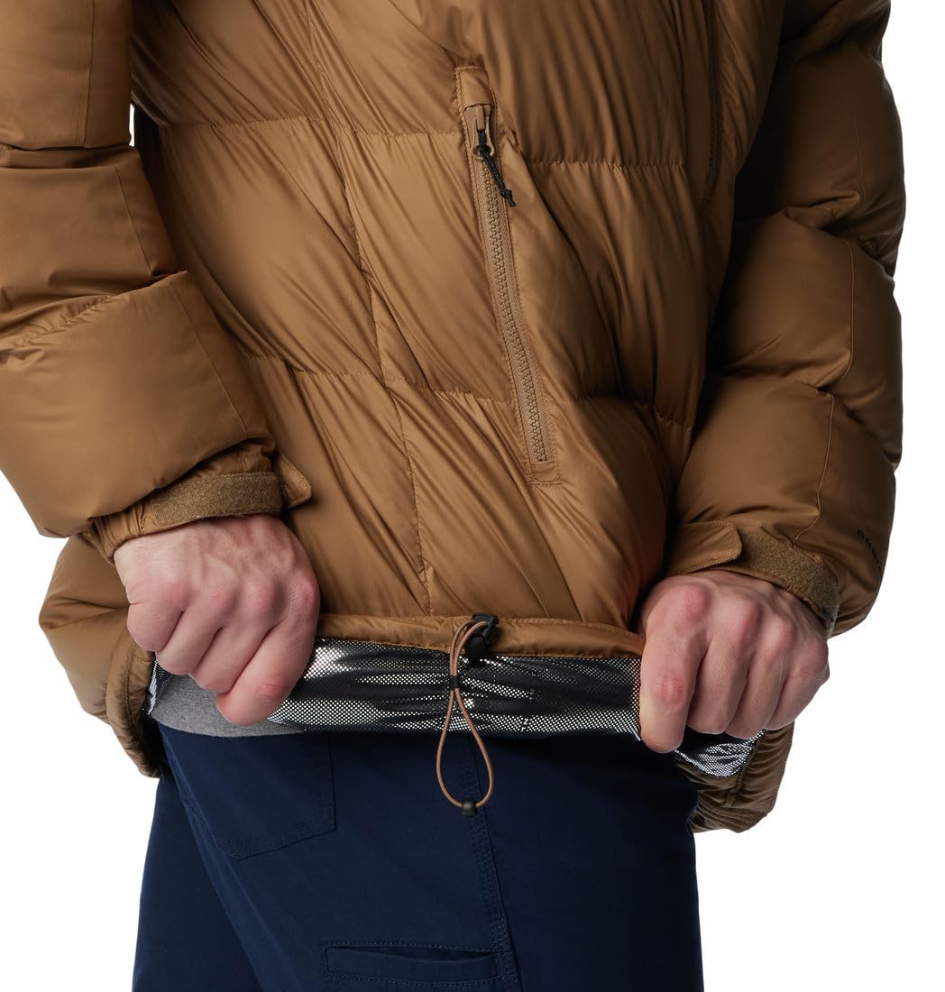 Columbia Mens Pike Lake Polyester Standard Length Parka Jacket, Delta Brown, Large - Image 6