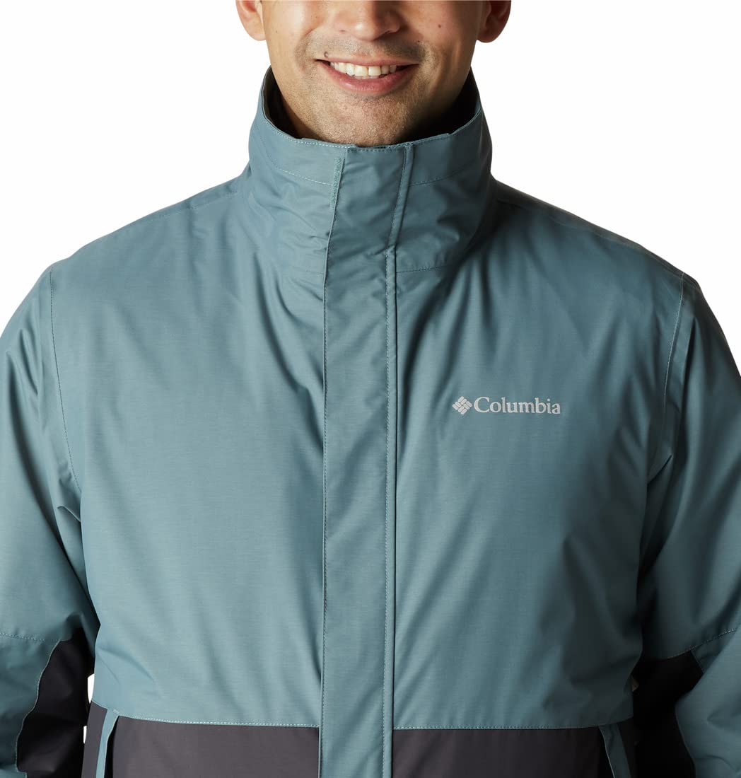 Columbia Mens Agate Alley Interchange Jacket, Metal, Shark, L - Image 3