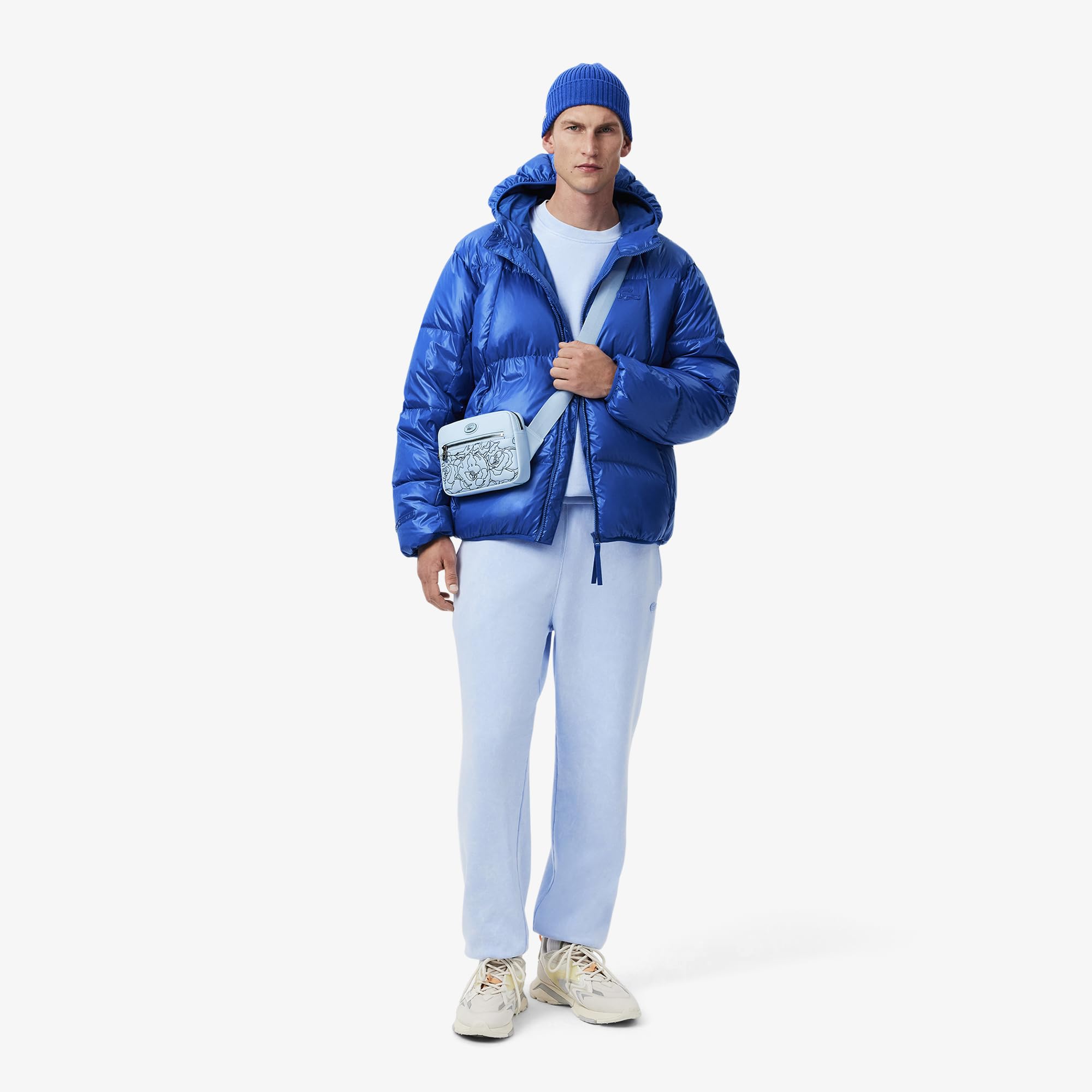 Lacoste Men's A-Line Coat (BH2889_Blue_HJM_54) - Image 2
