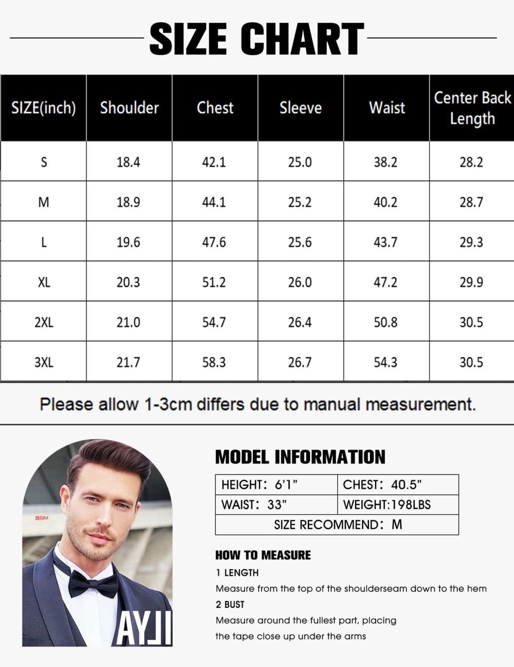 Coofandy Men's Floral Party Dress Suit Stylish Dinner Jacket Wedding Blazer One Button Tuxdeo Black US M - Image 2