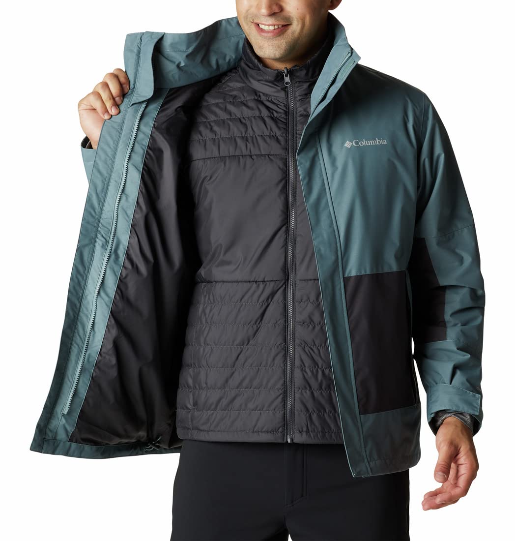 Columbia Mens Agate Alley Interchange Jacket, Metal, Shark, L - Image 7