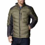 Columbia Mens Labyrinth Loop Jacket, Stone Green, Shark, L